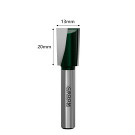 CSOOM 8 mm Shank Professional Floor Cleaning Cutter with Impact Magnetic Bits, End Mill, Woodworking Tool Bit (13 mm)