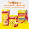 Sellotape Strong Sticky Transparent Tape with Dispenser, Crystal Clear, 18mm