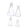 Hohopeti 4pcs Iodine Flask Lab Experiment Beaker Lab Volumetric Flasks