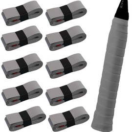 fogman Griptape Tennis Badminton Tennis Racquet Golf Baseball 10 Pack (Gray)