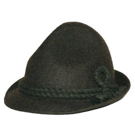 Traditional Hat Loden Hat Green Fisherman Costume Loden Hat Tricorn for Men Women Mountaineering Forester Hunter Hiking Hunting Costume Mountain Fisherman Hiking Hat Forest Leisure Hat Olive Green,