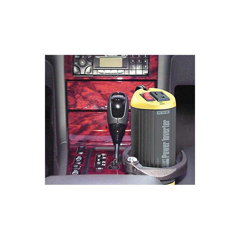 ProMariner 79018 ProSport Cup Holder 150-Watts Inverter for 110 VAC