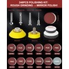 250PCS 2 Inch Sanding Discs for Drill Sander Attachment, 80