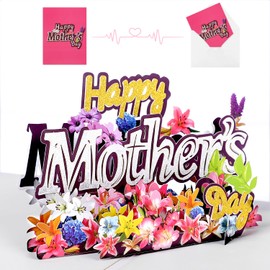 SULOLI Mothers Day Card,Mom Mothers Day Card Large Mothers Day Pop Up Cards for Mum Mothers Day Unique Gifts Mothers Day Gifts Card