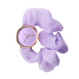 JewelryWe Womens Stretch Band Watches: Analog Quartz Elastic Watch Casual Hair Scrunchies Expansion Band Wristwatch