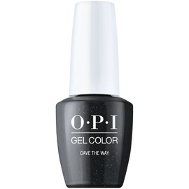 OPI GelColor, Cave the Way, Black Gel Nail Polish, Fall Wonders Collection, 0.5 fl oz