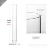 WGVI Hurricane Candle Holder Sleeve, Wide 3", Height 24", 2