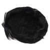 Men's Short Black Wig High Temperature Silk Layered Realistic Breathable