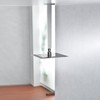 Square 12 Inch Ceiling Mounted Shower Arm With Flange, Straight