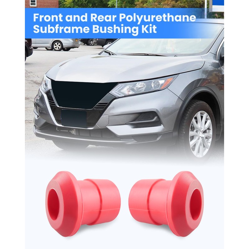 4Pcs Front & Rear Subframe Bushing Kit Fit for Nissan