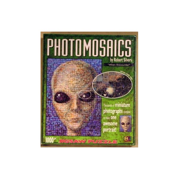 Photomosaics by Robert Silvers "Alien Encounter" 1000-piece Jigsaw Puzzle