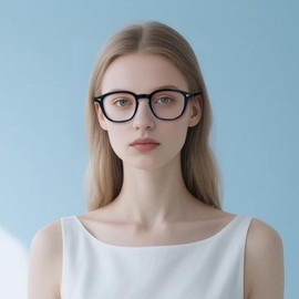 Cyxus Blue Light Glasses for Women Men TR90 Square Frame Reduce Eye Strain UV Blocking Computer Gaming Screen 8275T01