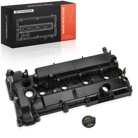 A-Premium - Engine Valve Cover with Valve Cover Gasket, Oil Cap, Spark Plug Seals & Bolts Compatible with Ford Explorer 2016-2019, Escape 2017-2019, Fusion, Focus, Edge, Mustang & Lincoln MKZ, MKC