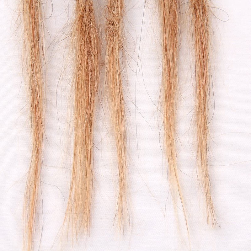 100% Real Hair Dreadlock Extensions 20 Inch 5 Strands/Pack Handmade