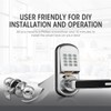 Smart Door Lock, Keyless Door Lock with Keypad, Electronic Automatic