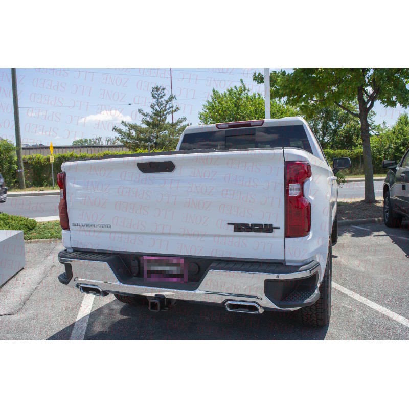 speedzone 2PCS Black 2000-2021 Silverado Z71 Trailboss Emblem Badge Nameplate