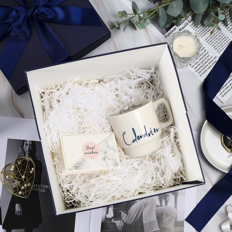 RUSPEPA Medium Birthday Gift Box with Lids, Ribbon and Tissue
