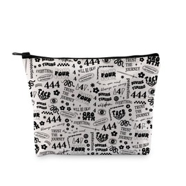 PYOUL Angel Numb Manifest Gift 4 * 4 Makeup Bag Spiritual Cosmetic Bag Lucky Numb Gift Number Meaning Gift (4 * 4 Bag)