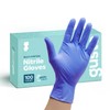 GUSTO [100 Count Blue Nitrile Gloves, Disposable Gloves – 4