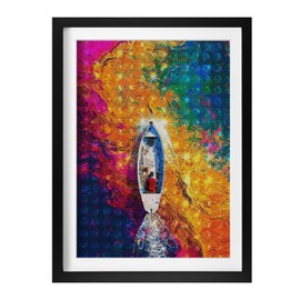 Egofine 12x16 Picture Frame Diamond Painting Frames Display Pictures 10x14 with Mat Diamond Art Frame Covered by Plexiglass Made of Solid Wood for TableTop Display and Wall Mounting Photo Frame, Black