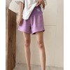 Aimoha Women's Maternity Shorts, Half Pants, Thin, Showpan, Adjuster, Plain,