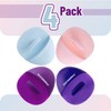 Slick- Silicone Facial Cleansing Brush, 4 Pack, Silicone Face Scrubber