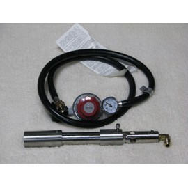 GOEDE G-2-90 Stainless Steel Forge/Foundry Burner with Regulator and Gauge