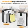 AP303 AP304 Replacement Filters, Compatible with DAYETTE ＆ FRESHDEW Air