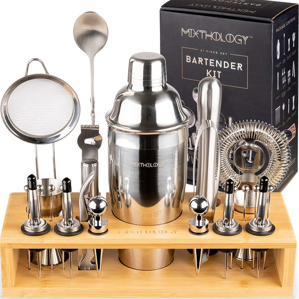 Mixology Bartender kit | 31 Piece Professional Bartender Set by