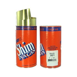 6" X 100" .001 Brass Shim Stock (BRN1)