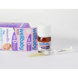 Wellbaby Vitamin D Drops for Babies from Birth to 4 Years - from The UK’s No.1 Baby Supplement Brand