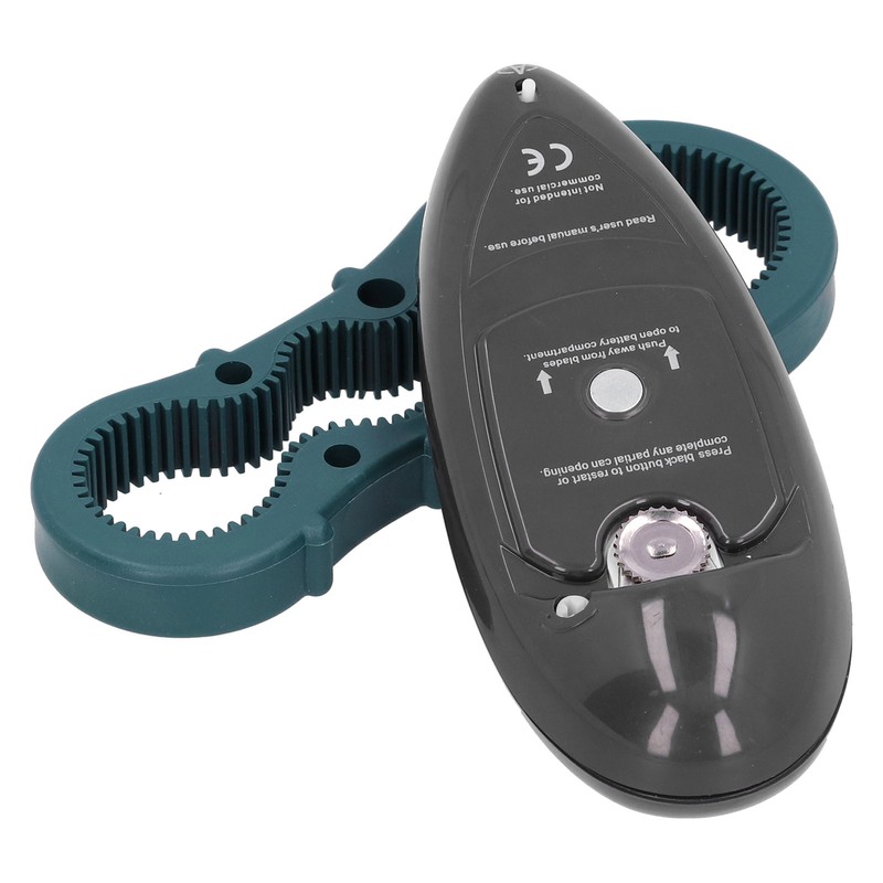 Black Automatic Can Opener OneTouch Electric Tin Bottle Opening Tool