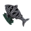 Shark Sculpture Hollowed Waterproof Resin Durable 7.3in Long 4.5in Wide