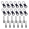 BACSHBY 24 Pcs Zipper Pull Replacement Detachable Metal Zipper Pulls