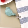 KICHOUSE Dining Table Cover Clamps 4pcs Creative Bird Shape Iron