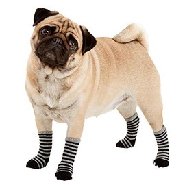 Karlie Sockies Dog Socks Length 45 mm Width 35 mm Black Grey S