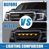 A ABSOPRO Grill LED Light Front Grille Lights with Bracket