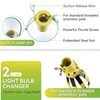 Dreyoo 2 Piece Set Light Bulb Changer, Standard Incandescent Bulb