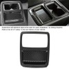 Carbon Fiber Style Rear Seat Water Cup Holder Frame Trim