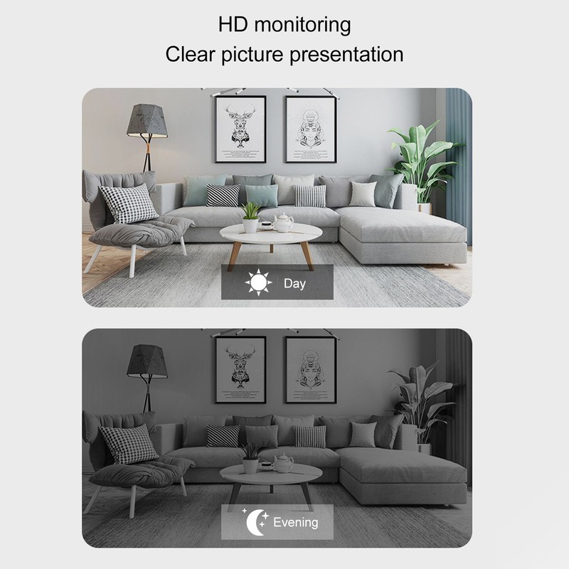 WiFi Smart Camera Wireless Indoor 360 Degree 1080P Night Viewing
