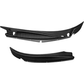 Driver and Passenger Side Windshield Wiper Motor Cowl Cover Compatible with 1996-2017 Chevy GMC