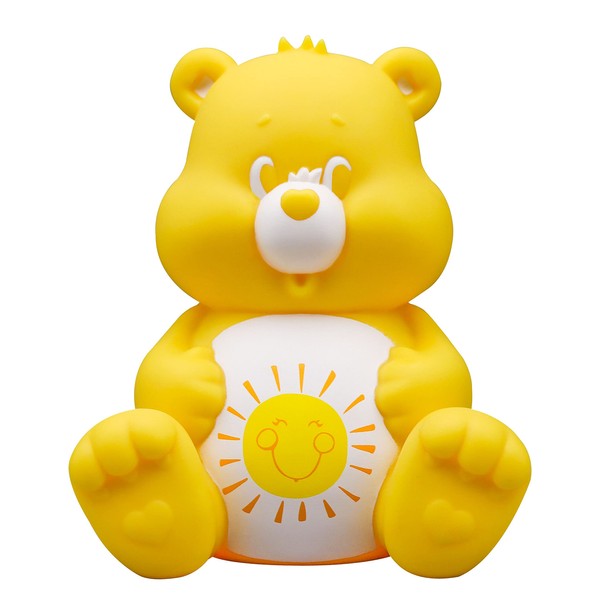 Care Bears Mood Light. Funshine Bear Character Shaped Soft Glow Night Light. Includes Iconic Care Bears Belly Badge. Officially Licensed Care Bears Merchandise.
