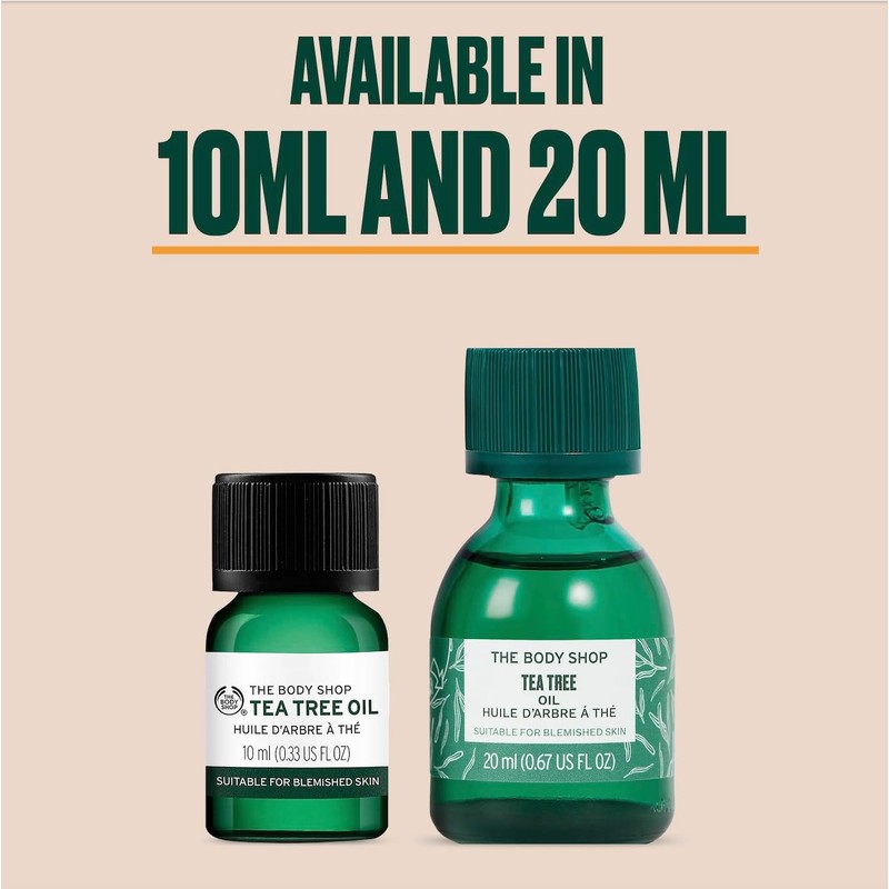 The Body Shop Tea Tree Oil, 0.33 Fl Oz (Vegan)