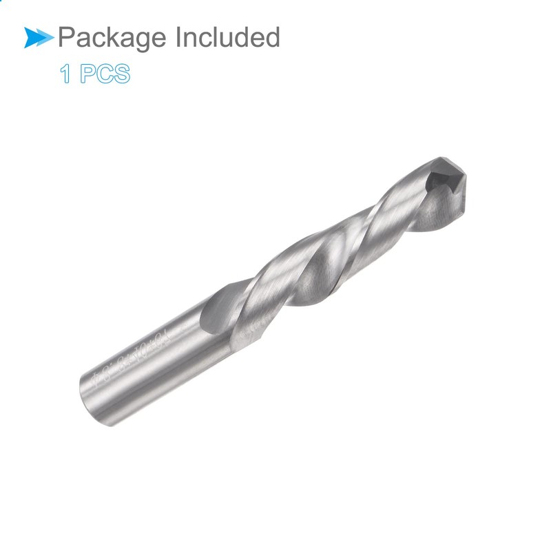 CoCud Solid Carbide Drill Bits, 8.8mm Diameter, YG6 (C2/K20) Tungsten