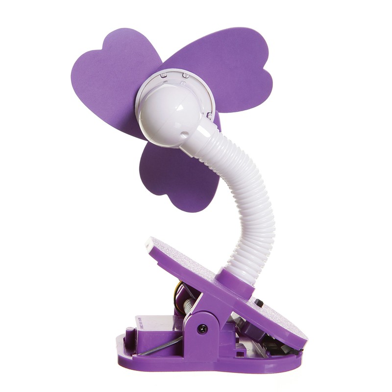 Dreambaby Stroller Fan - Purple/White