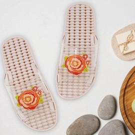 Volume Slippers 1+1 for Office, Utility Room, Bathroom Bathroom Slippers Pink