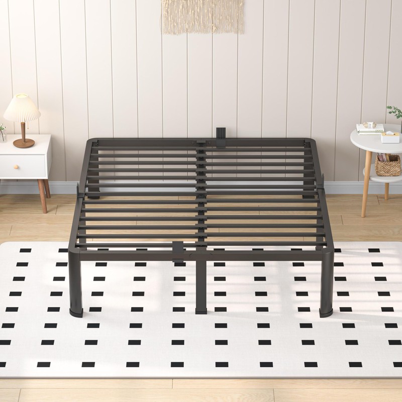 VIPSHOW 18 Inch Full Heavy Duty 3500 lbs Bed Frame