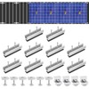 M METERXITY 10 PCS Solar Panel Mounting Brackets Kits, Aluminum