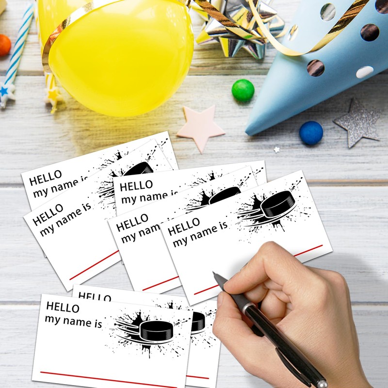 “What‘s Your Hockey Name” Party Game Set - Interactive Double-Sided