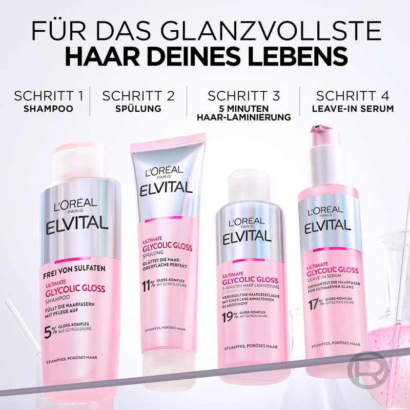 L'Oréal Paris Elvital Glycolic Gloss Serum for Dull and Lustreless